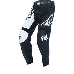 Fly Racing Unisex-kids F-16 Pants (Black/White, Size 26)